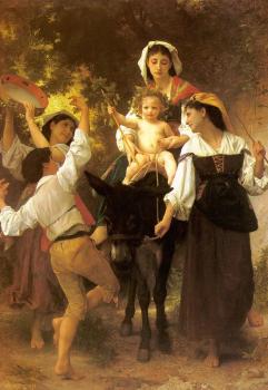William-Adolphe Bouguereau : Return from the Harvest